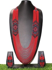 Handmade Necklace Seed Bead Boho American Style Nativ Beaded Multi Strand Gifts