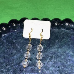 Handcrafted Swarovski Earrings S925 Hooks.Tray Not Included