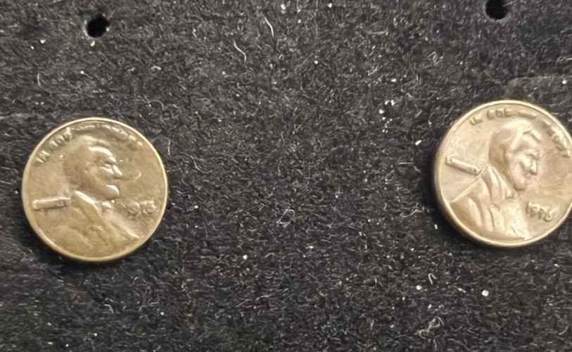 Miniature Cent Copper Penny Earrings 1/4 Inch