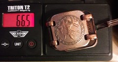 Vintage Siam copper Unisex bracelet size Average