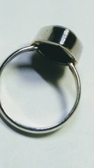 CUTE UNTREATED NATURAL LAPIS LAZULI IN .925 STERLING SILVER RING SIZE 6.0-6.25