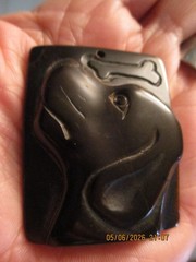 Artisan Handmade Stone Carved «DOG THEME» Pendant (2″ inches)