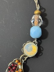 Ayala Bar Handcrafted Beaded Dangle Necklace