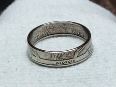 CUMBERLAND ISLAND, GA. – Size 11 State Quarter Coin Ring