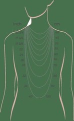Necklace 3 Beads Chrysocolla Of Namibia Quality 7A 0 5/16in Chain Necklace