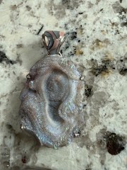 Stunning EL Designs Sterling Silver Pink/Purple Druzy Pendant w/ Enhanced Bail!