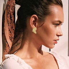 Chic Stainless Steel African Map Studs Earrings Hypoallergenic Gold Silver Tr…