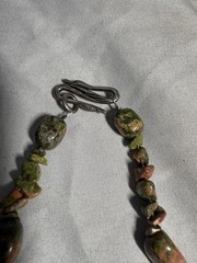 20.5” New Quality Handmade Natural Organic Polished Stone Women’s Necklace🍁