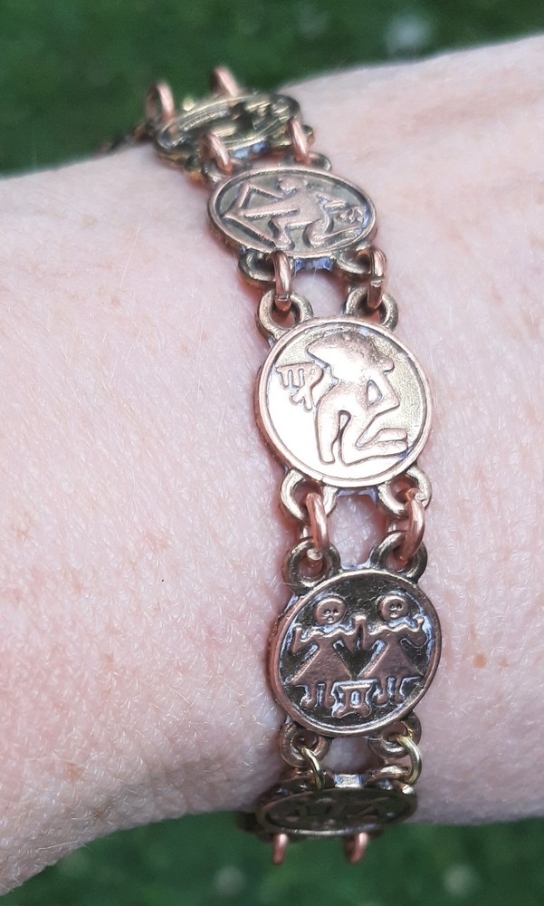 Handmade Jewelry Bracelet, Astrological Signs, Slip-On