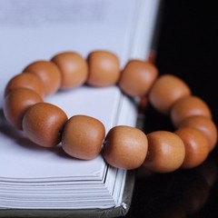 15mm Indonesian Barbie Sandalwood Bead Bracelet Wood Bead Bracelet for Men