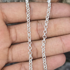 26 inch Handmade 925 Sterling Silver Necklace Chain Jewelry, Healing, Spiritual