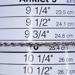 10” 3mm, Italian sterling silver 925 handmade bold rope chain bracelet anklet