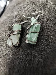 Handcrafted Silver Hook Beaded Multicolor Glass Teardrop Dangle Earrings