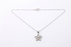 Aphrodite Dainty CZ Diamond Venus Flower Necklace | Symbol of Love & Beauty | Pr
