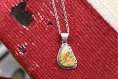 Signed M. Lee «Milton Lee» Navajo, Sterling silver. Royston Turquoise