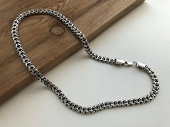 Silver Necklace Ramsess style. 58 grams 55 cm 22″ Cardinal Bismark .925 Sterling