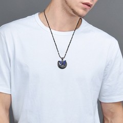 Butterfly Urn Necklace for Ashes Women Men Moon Memorial Ashes Cremation Jewelry