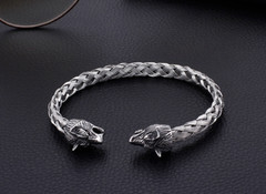 Wolves Of Odin Viking Bracelet | Norse Jewelry | Fenrir Wolf | Viking Jewelry