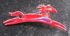 Hand Painted Pewter Artisan Spirit Horse Racing Pin Equestrian Enamel Colorful