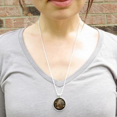 Owl Pendant Necklace, Handmade Whimsical Avian Art, Nature Inspired Jewelry
