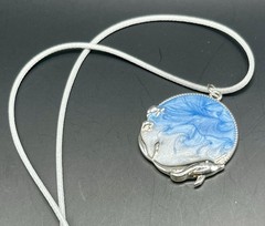 Handmade Resin Necklace. Ocean/Beach Thenme bezel. 3 Options.