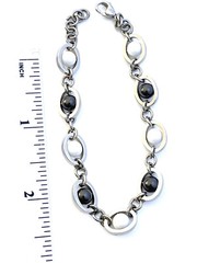 Anniversary Couple Bracelet Black Onyx Bracelet Unisex Jewelry Christmas Him Her