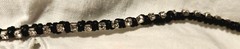Handmade Cotton Cord and Cupchain Gem Bracelet