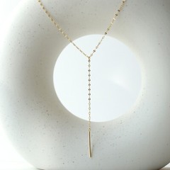 Long Chain Choker, Simple Gold Chain Necklace, 18K Plated 925 Sterling Silver