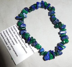 Rare Azurite Malachite Chip Bracelets by Healing Light Stones