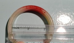 Chicken Blood Style Jade Bangle