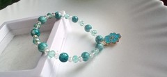 Handmade Beaded Bracelet Multicolor Round Beads Adjustable Beauty Charm Jewelry