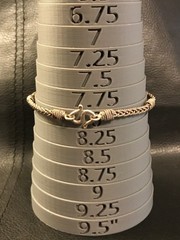Vintage Artisan Bali Look Sterling Silver Braided Bracelet S-Hook