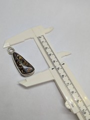 Australian Boulder Opal Artisan Hand Made Sterling Silver Pendant .A24c