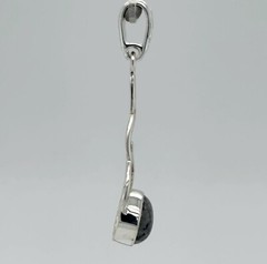 Oval Square / Rectangle RUTILATED QUARTZ Celtic Pendant 925 STERLING SILVER #3e