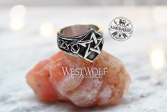5-Pointed Star Pentagram Ring – US Sizes 7/8/9/10/11/12 – Pagan/Wiccan/Magic