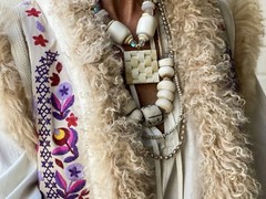 Twine & Twig Cord Classic Necklace Neutral Globally Sourced Beads