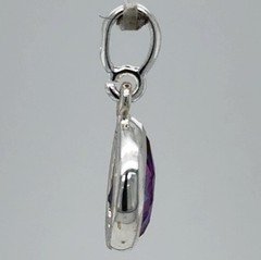 Faceted Pear MYSTIC TOPAZ Teardrop Pendant – 925 STERLING SILVER Rainbow #4-Me