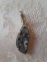 Freeform Fordite Pendant