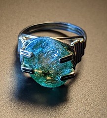 8 Cts Emerald Ring – Size 7 – Natural Emerald – 14 K Gold Filled