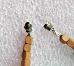 Wood Bead Necklace – Multi Shape & Color approx. 18″ w/ Barrel Clasp -More Below