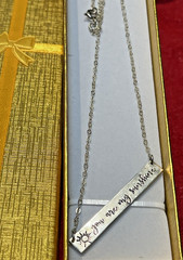 Vintage Sterling Silver .925 «You are my Sunshine» & Sun Symbol Necklace 20″L