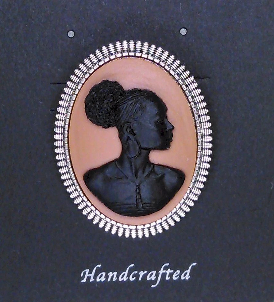 African American Woman Silver Brooch Pin Black Brown African Jewelry Pin 719×745