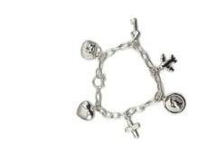 Handmade Peruvian 950 Sterling Silver Unisex Good Luck Bracelet