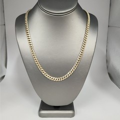 10k Yellow Gold 6.5MM Cuban Link Chain Necklace 22″