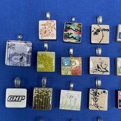 Scrabble Tile Art Jewelry Charms Pendant Mixed Lot Of 22 Wizard Of Oz Dirt Bikes