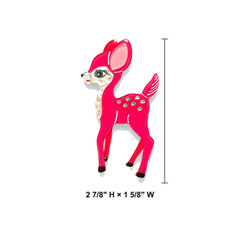 Fawntasia Brooch by Lipstick & Chrome x Candy Doll Club