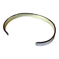 Far Fetched When in Doubt Add Wine Cuff Bracelet Mixed Metals