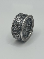 2023 Mexican Libertad Silver Coin Ring -. 999 Silver – Size 11