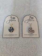 Two Jilzara Premium Clay Beads Handmade Clay Bangle Charms