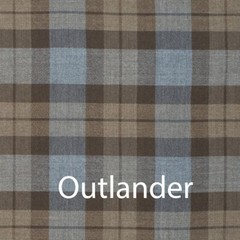 OUTLANDER Tartan Rosette – Premium Scottish Wool